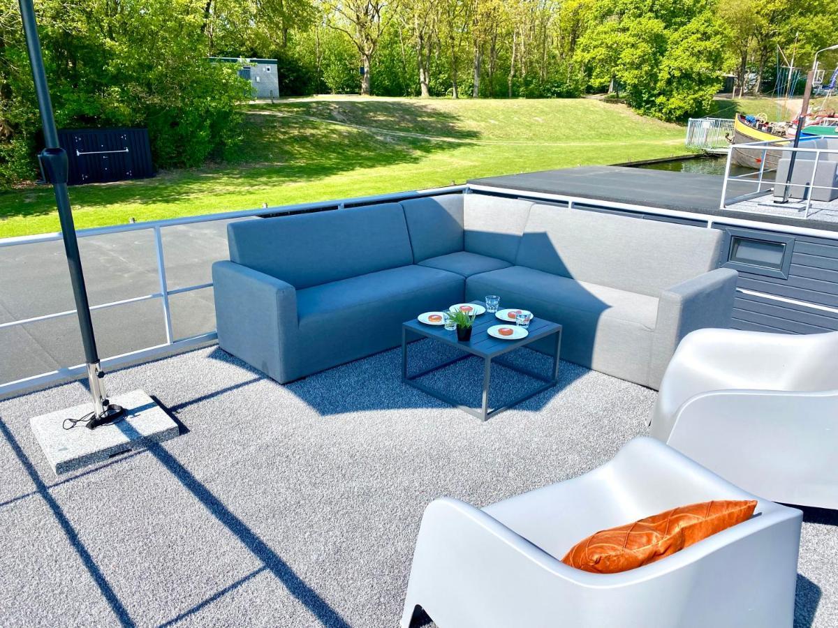 Houseboat Met Dakterras Mookerplas Middelaar Esterno foto